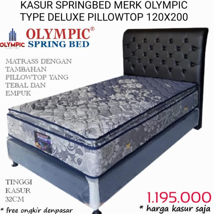 ] Kasur springbed merk Olympic type deluxe pillowtop 120x200