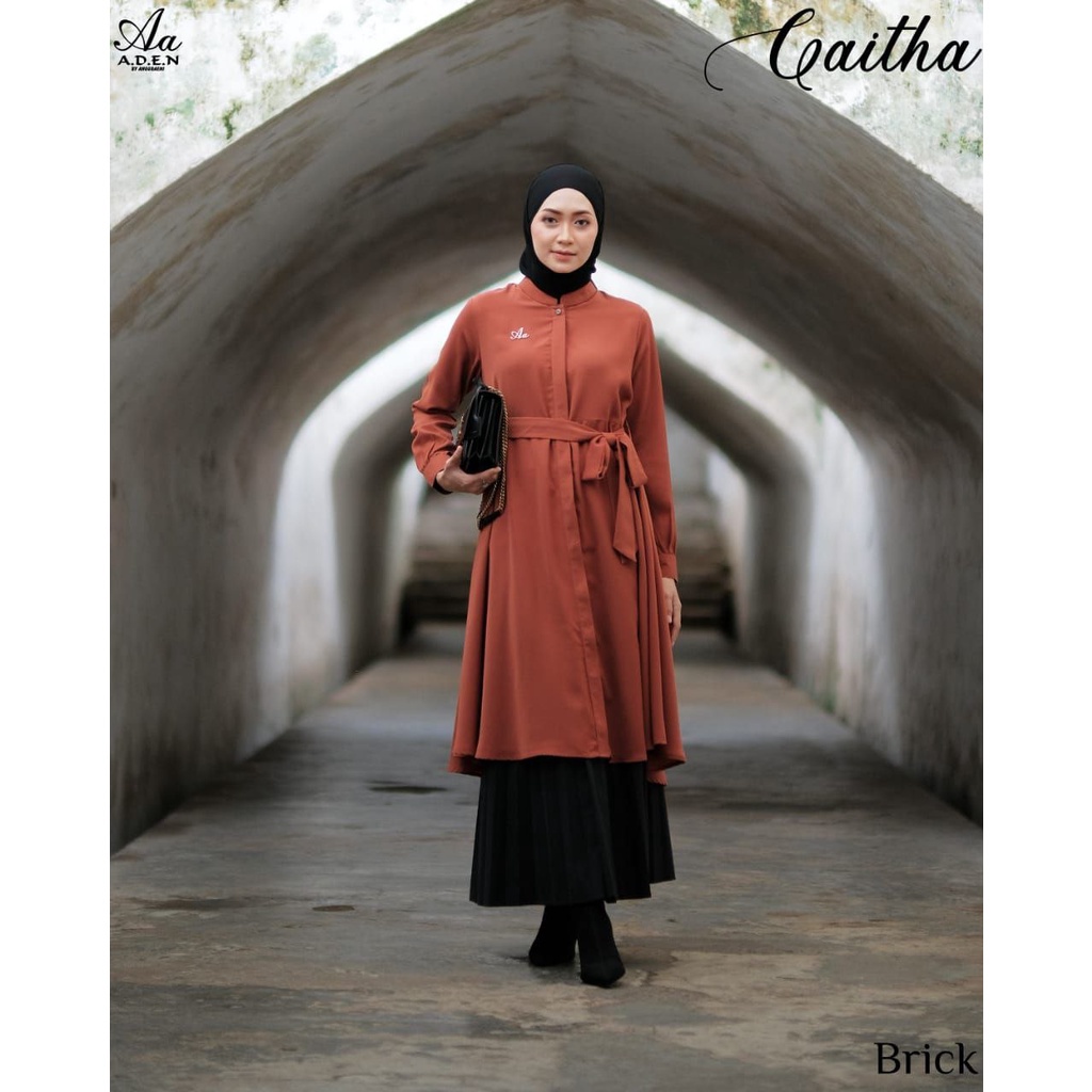Gaitha Tunik By Aden Hijab Bahan Paulista