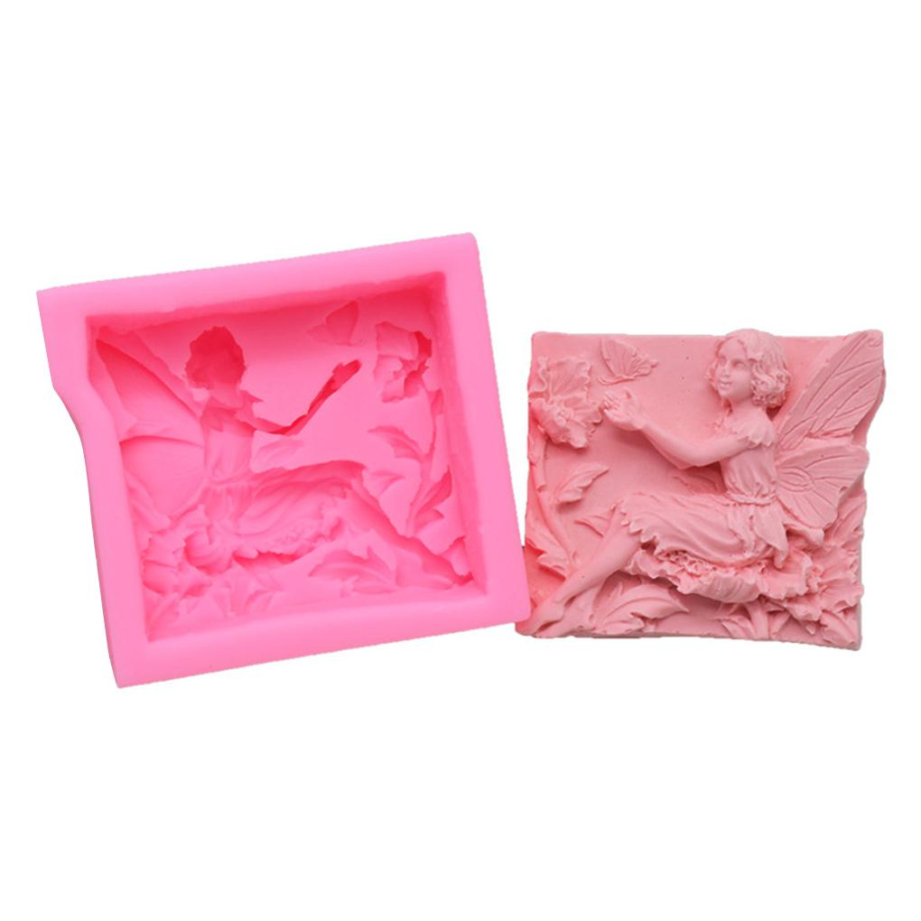 Cetakan Cetakan Fondant Silikon Anti Lengket Tahan Panas Baking Mould Tray Dapur DIY Alat Warna Random
