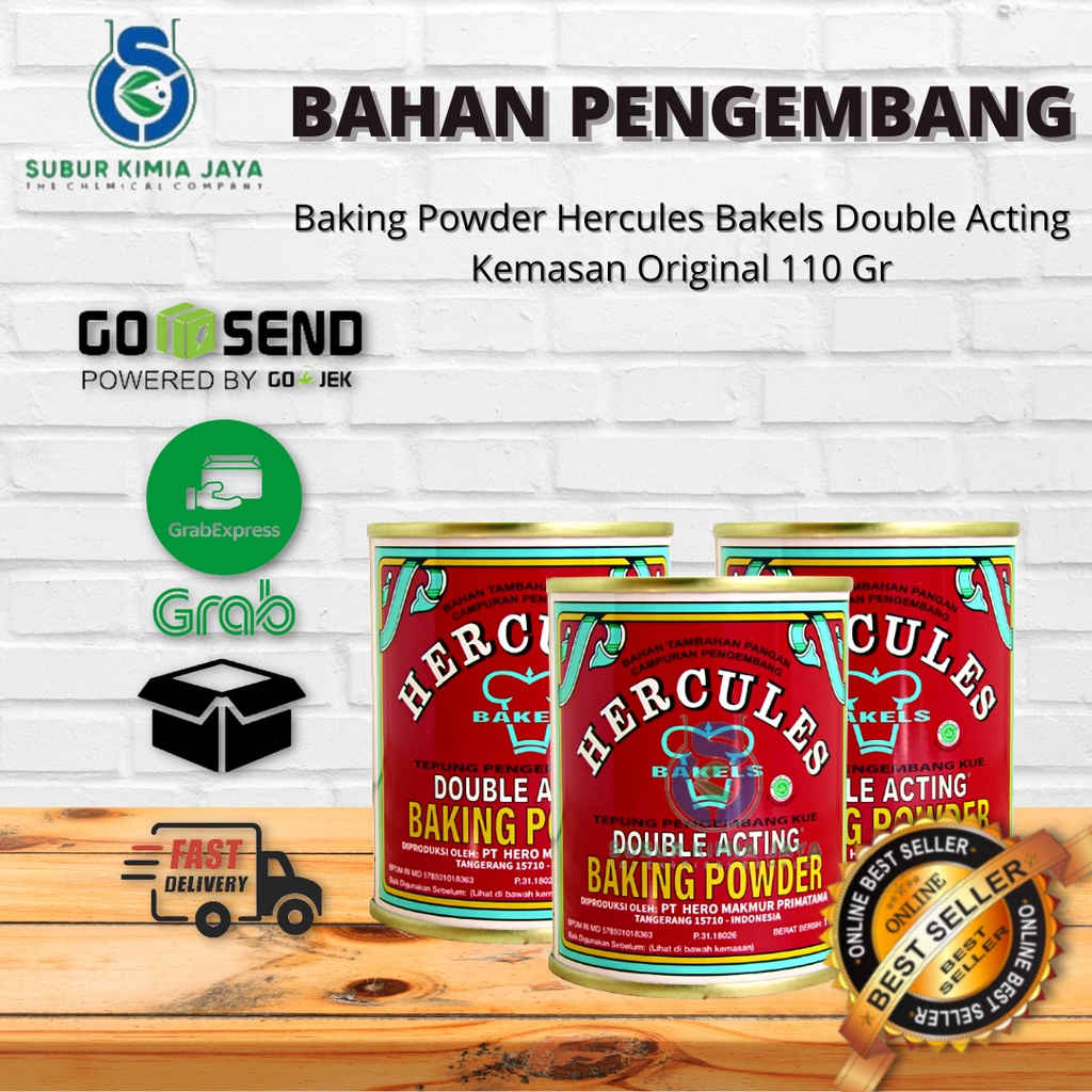 

Baking Powder Double Acting BAKELS Hercules 110gr