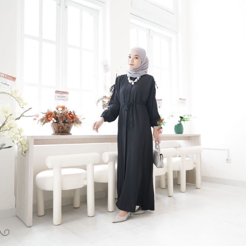 FARISSA DRESS GAMIS PREMIUM WANITA AIRFLOW CRINCKLE DEODORA RAYON