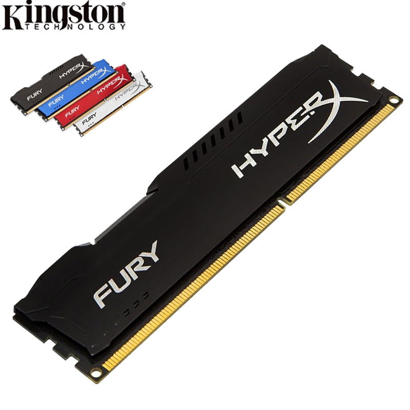 Memori Desktop DDR3 4GB 8GB 1600Mhz 240pin Dimm game RAM PC3-12800 Hitam Biru Merah Putih