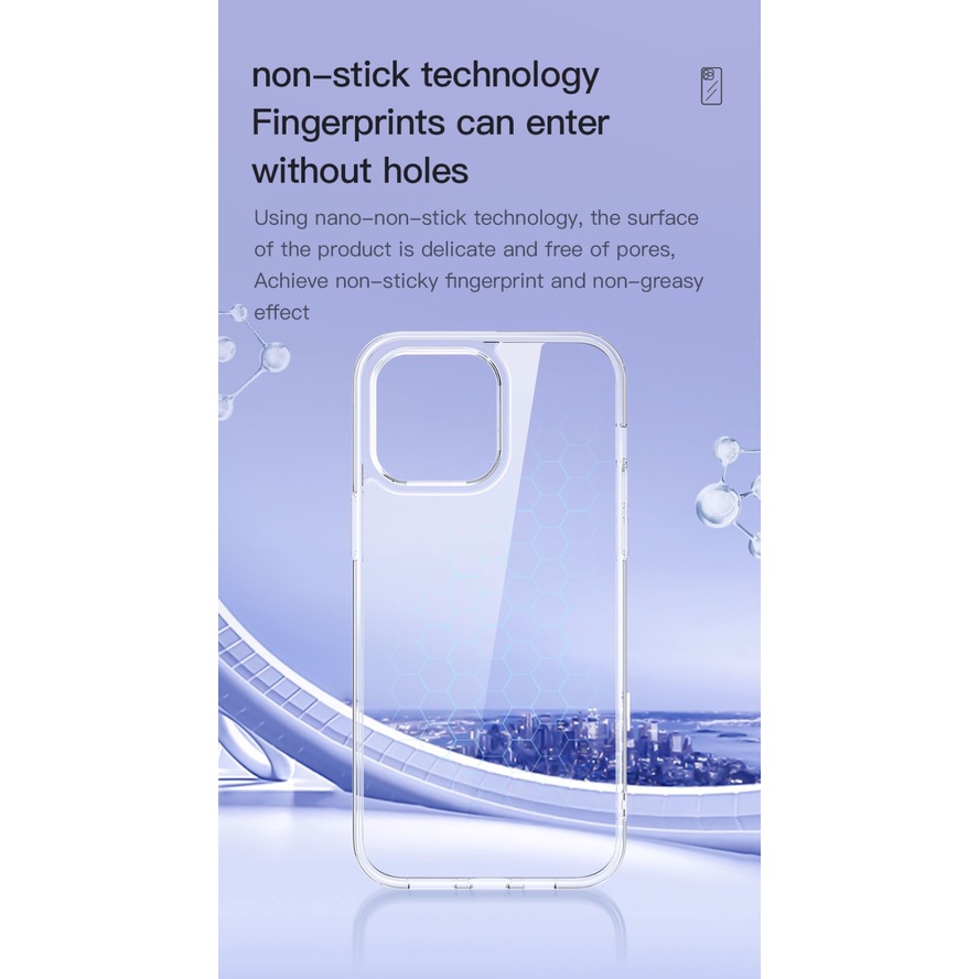 Casing iPhone 14/14 Plus/14 Pro/Max AnticrackCase TOTU Fairy SpaceCase