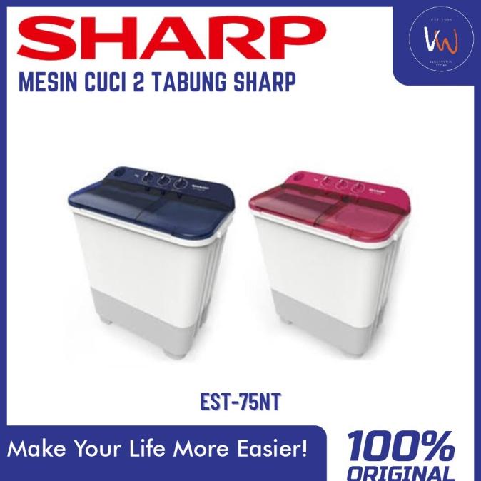 $$$$] Mesin Cuci Sharp EST-75NT