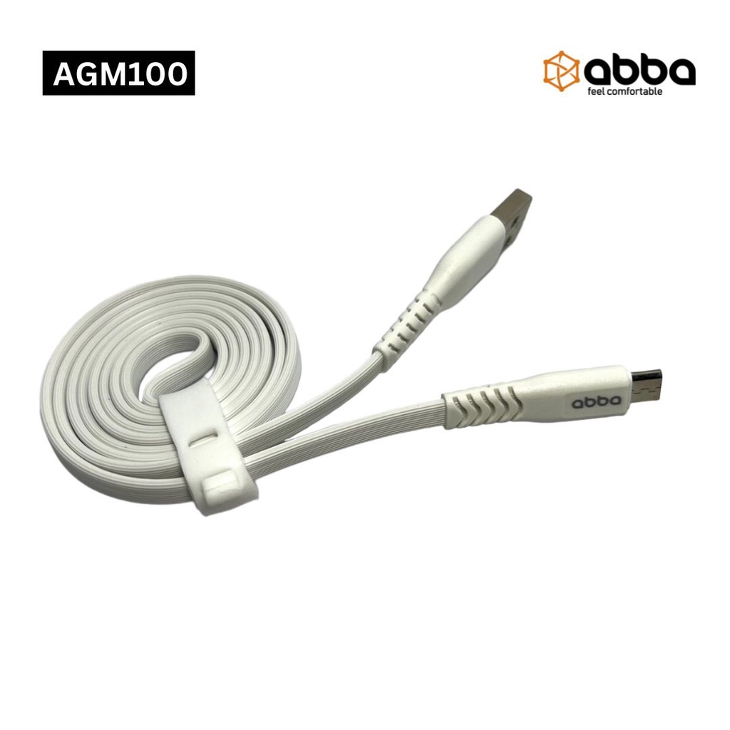 ABBA AGM100-KABEL DATA ABBA AGM100 MIKRO USB 3.0 AMPERE 100CM FAST CHARGING DATA CABLE COLORFUL