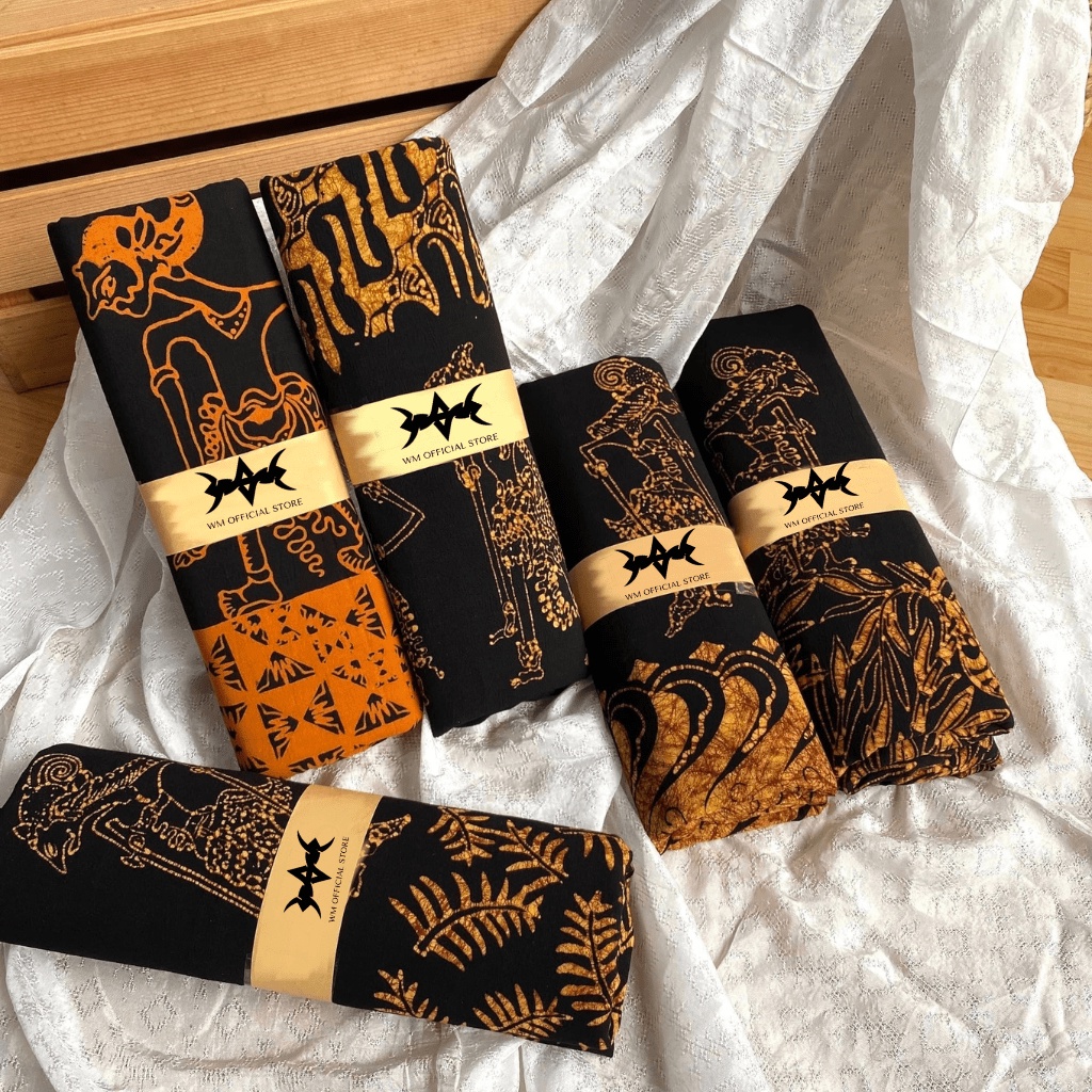 Kain Paris Batik Motif Wayang / Kain Paris Wayang