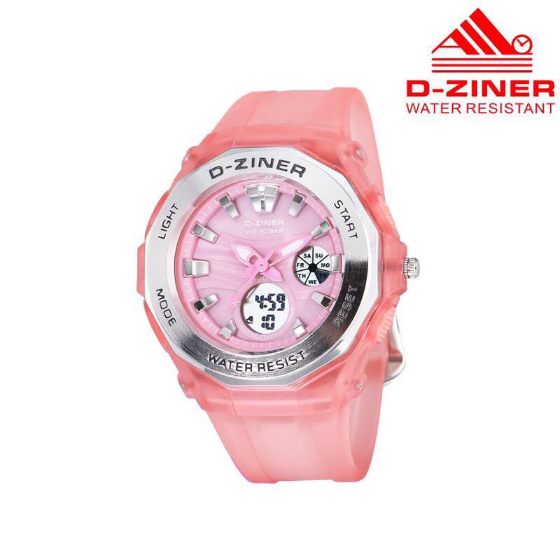 JAM TANGAN WANITA DZINER 8176 RING SILVER DOFF