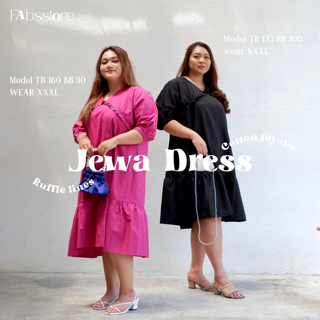 Jewa Dress | bigsize jumbosize bigsize curvesize plussize korean casual wanita