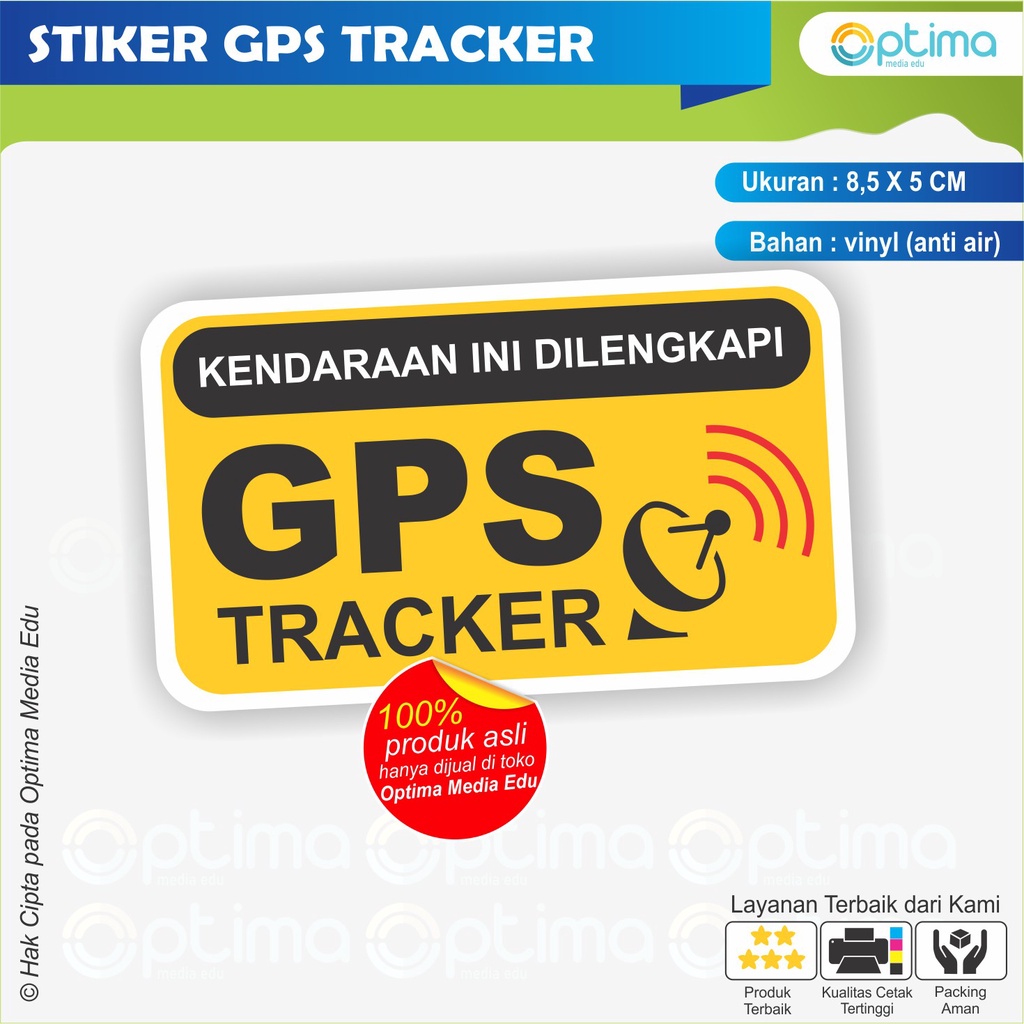 

STIKER KENDARAAN INI DILENGKAPI GPS TRACKER