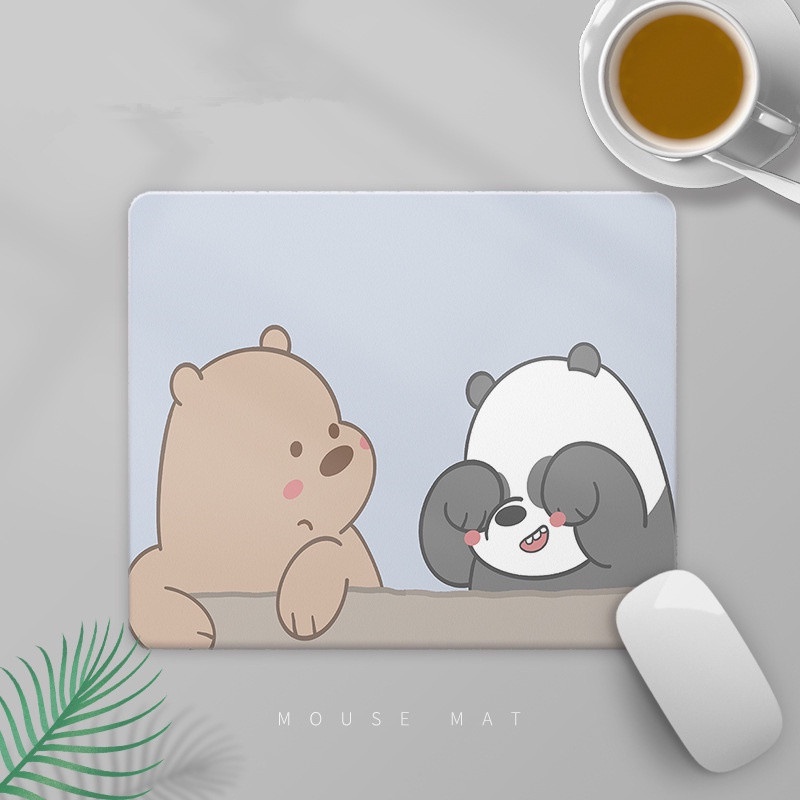 Mouse Pad Portable Anti Slip Motif Kartun Lucu Ukuran Kecil Untuk Wanita