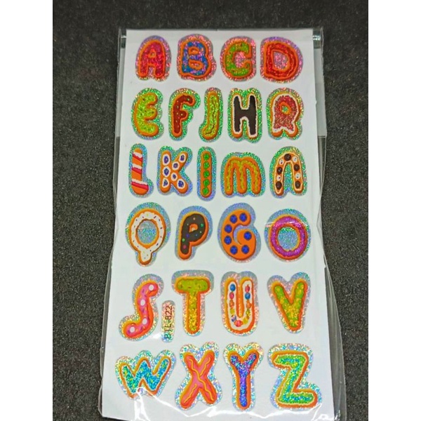 3 karunia mainan stiker berbagai motif 1 lembar