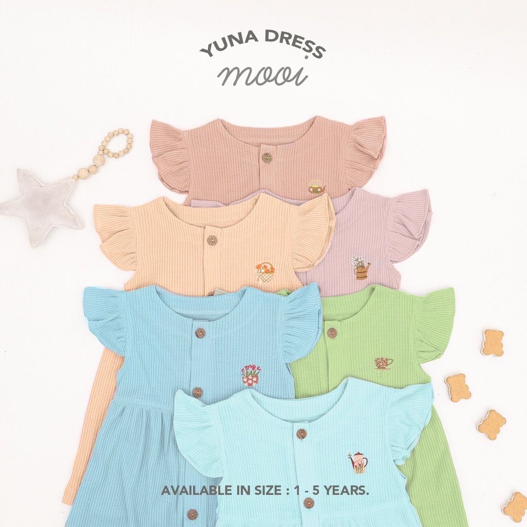 Mooi Yuna Dress  / Dress Baby - Dress anak Murah