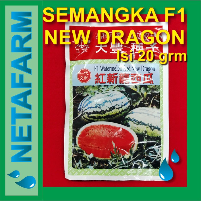 Benih Biji Bibit Tafung Ta Fung SEMANGKA Inul Red New Dragon F1 20gr