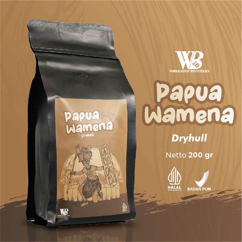 

WorkshopBrother Kopi Arabica Papua Wamena Dry Hull 200gram