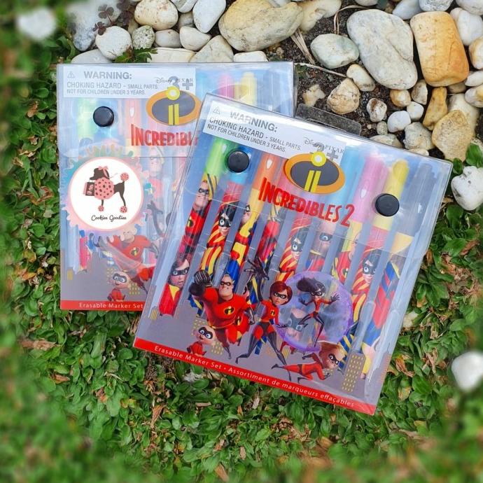 

The Incredibles 2 Erasable Marker Set