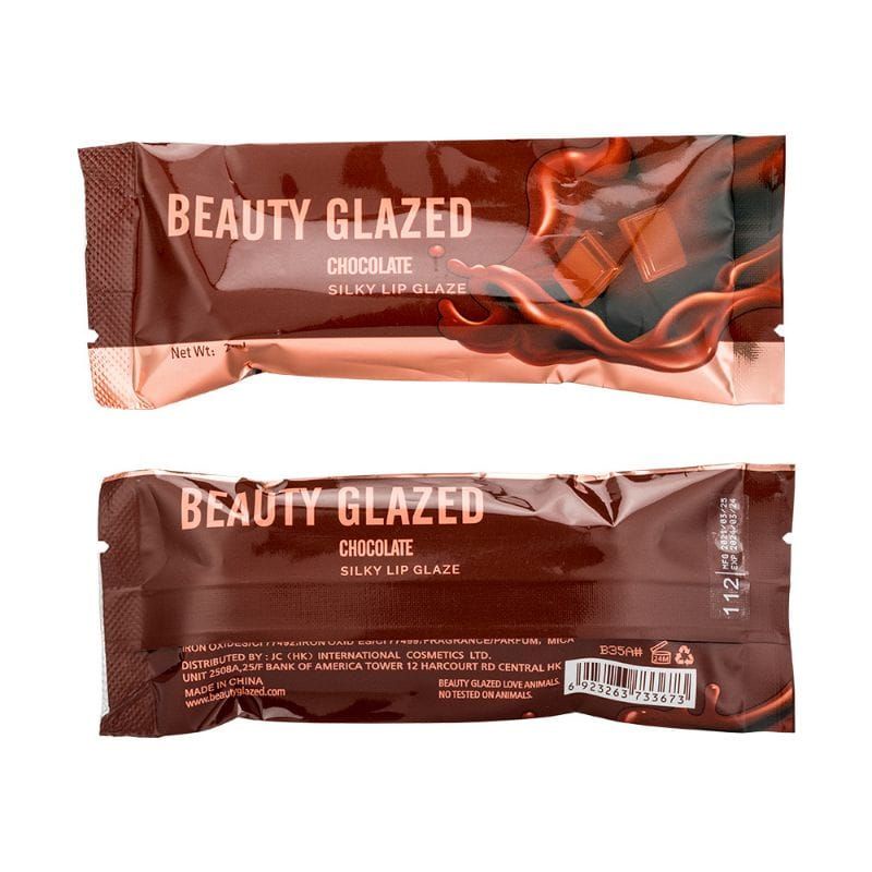 Medan Termurah LIpstick coklat/ Chocolate silky Lip glaze Beauty Glazed