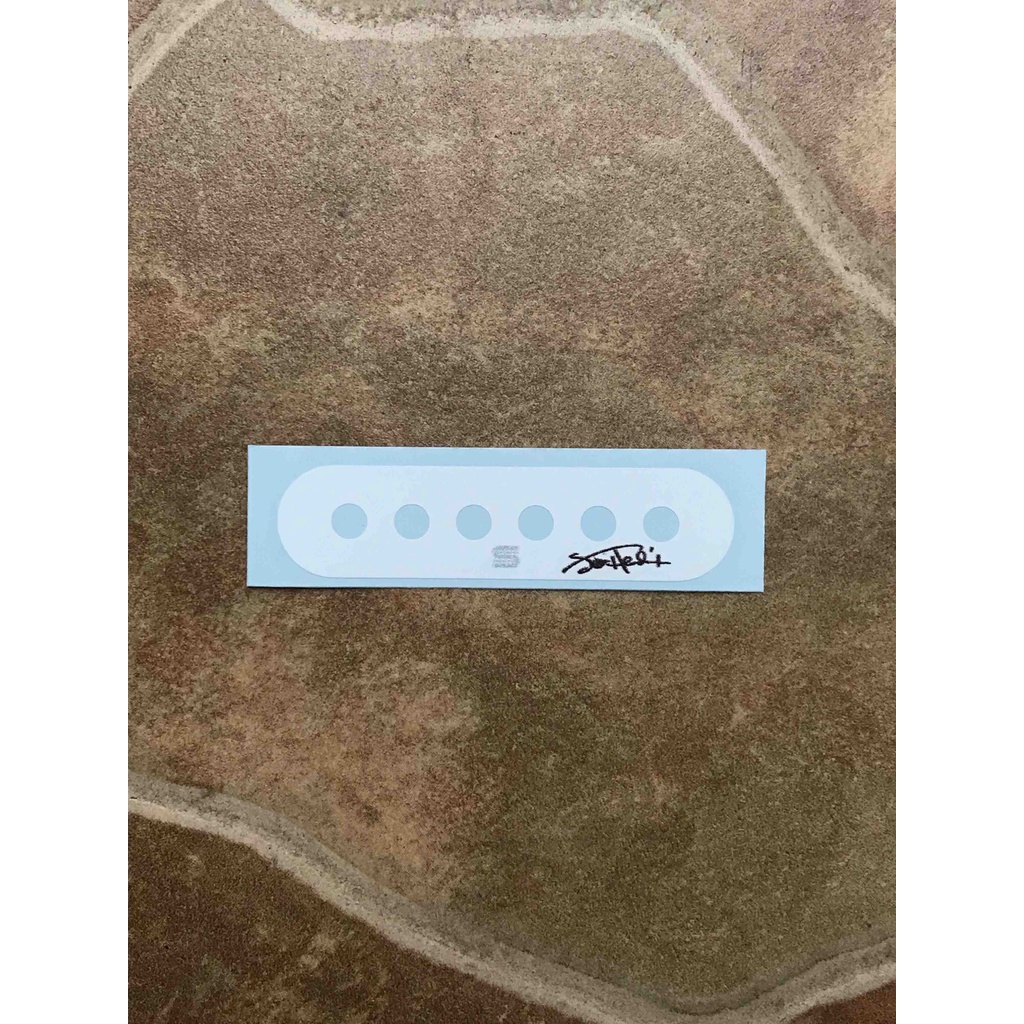 Sticker Cover Pickup Jimi Hendrix Signature Strat Single Neck Middle Bridge Seymour Duncan Pickups G