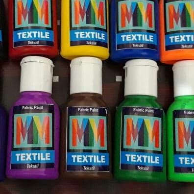 

Cat Textile MM 30ml lukis Kain, Kaos, Sepatu, Jean's, Jaket, Jilbab