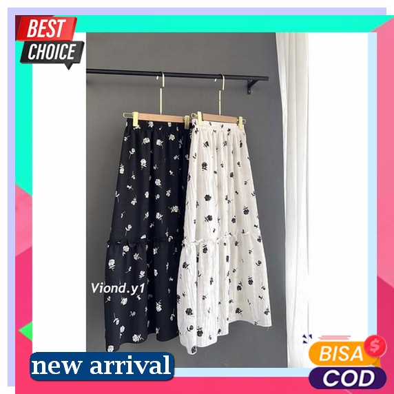 Grande Skirt Bahan Spandex Import/ Rok Wanita Korean Style Ootd / Bawahan Wanita Muslim / Fashion Wa