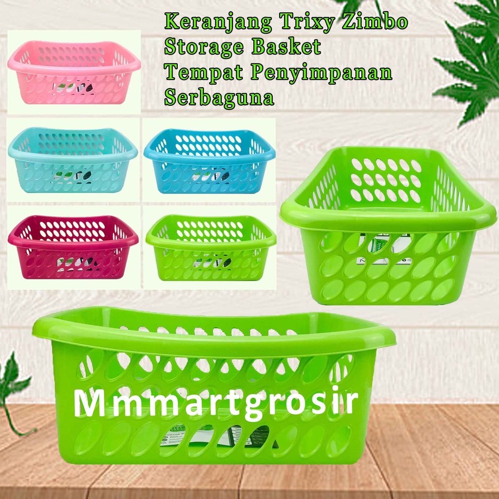 Keranjang Trixy Zimbo / Zimbo Storage Basket / Tempat Penyimpanan Multifungsi / Keranjang BK-509
