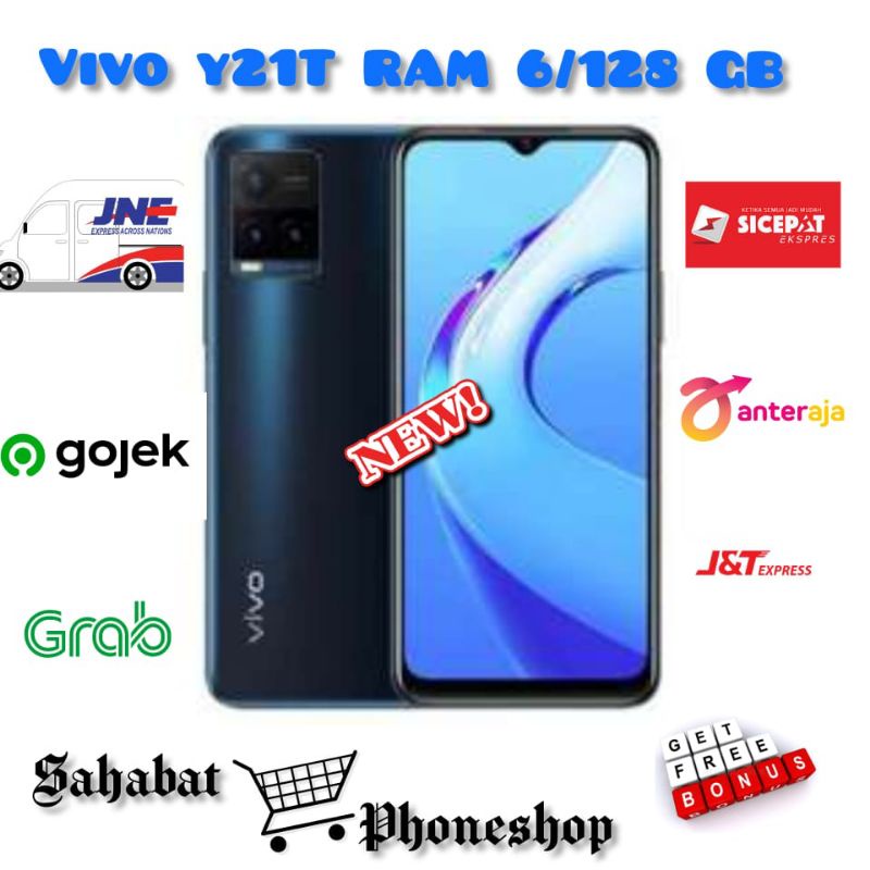 VIVO Y21T RAM 6/128 GB BERGARANSI