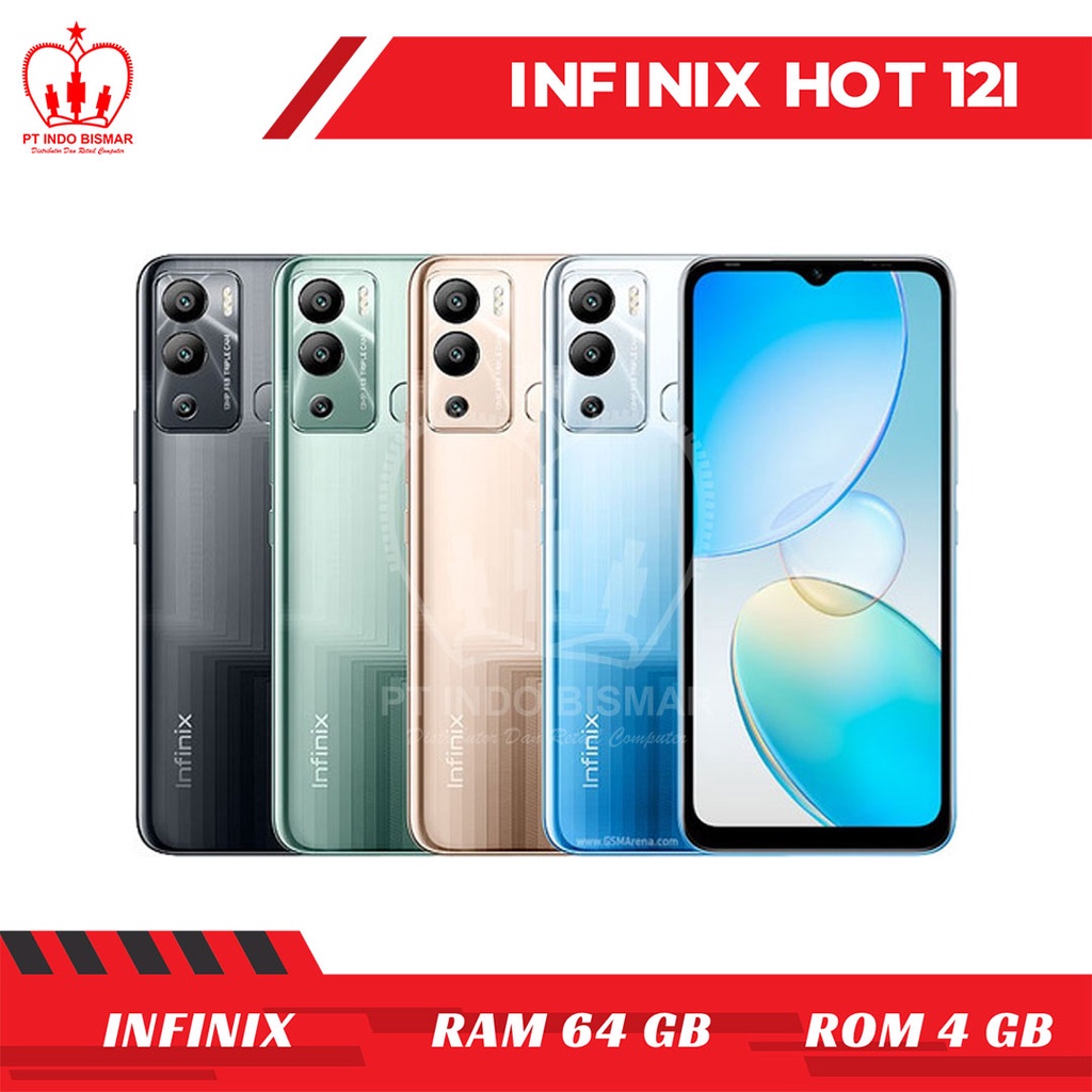 Infinix  Hot 12i Ram 4gb Rom 64Gb Bergaransi