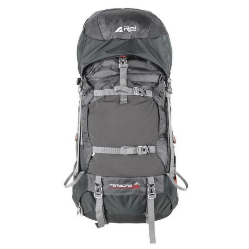 TAS GUNUNG HIKING TREKKING CARRIER REI TAMBORA 60L GREY ORIGINAL