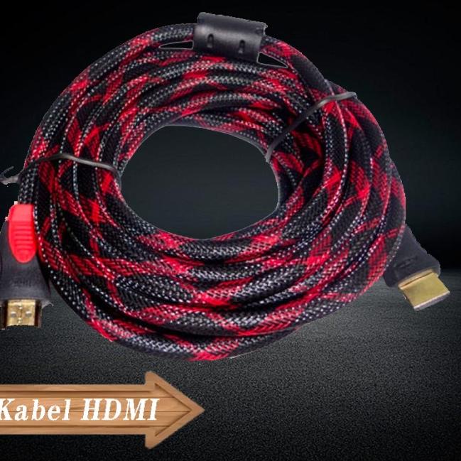 kabel hdmi 10meter Laptop ke TV monitor