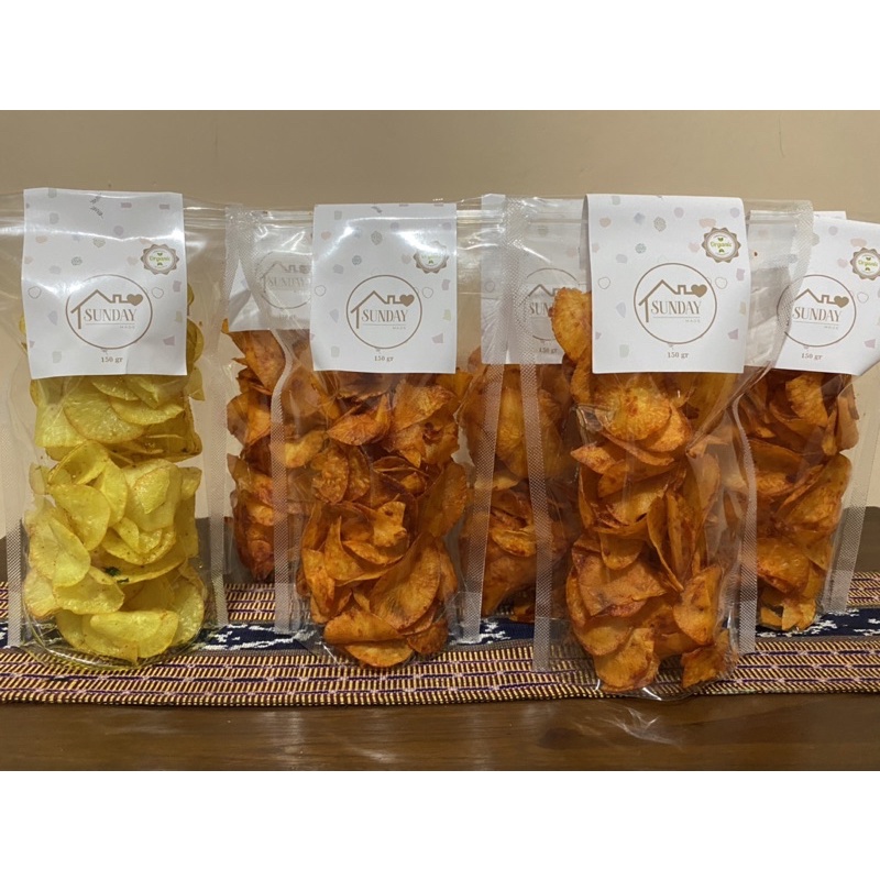 

Keripik Singkong Balado dan Gurih