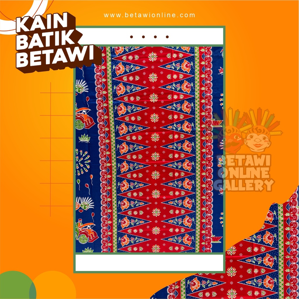 Image of Kain Batik Betawi / Batik Betawi / Sarung Batik Betawi #5