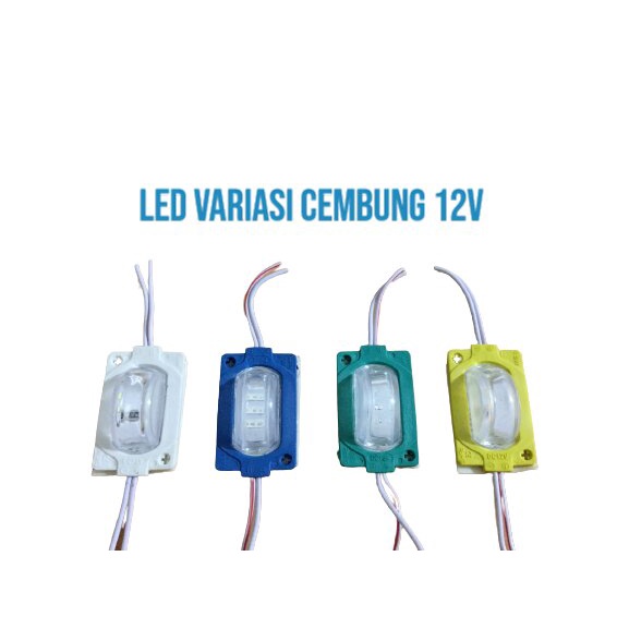 LED MODULE 1 MATA VARIASI CEMBUNG 12V