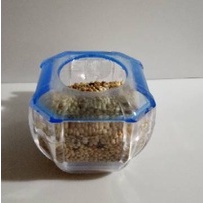 TEMPAT PAKAN DAN MINUM BURUNG NO 2 CEPUK PAKAN DAN MINUM BURUNG MURAI BATU KACER C IJO LOVE BIRD KEN