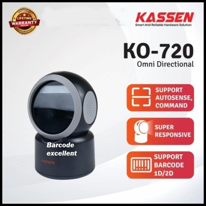 Scanner Barcode Kassen Rs720 Rs 720 2D Ks720 Usb 2 Dimensi