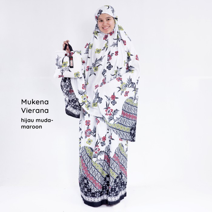 PROMO BISA COD MUKENA DEWASA Mukena Bali Cindai Vierana Batik Terbaru / Mukena Rayon Dewasa Bagus - 