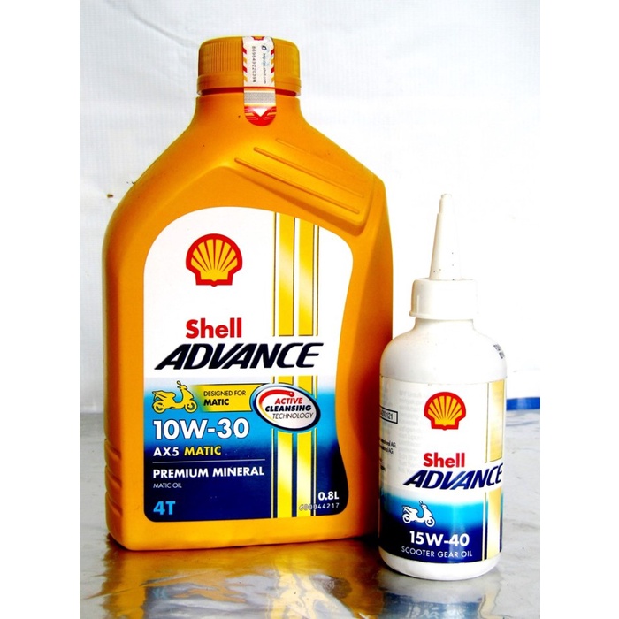 Oli shell / Oli / Oli Motor Matic / Oli Mesin Bonus Oli Gardan