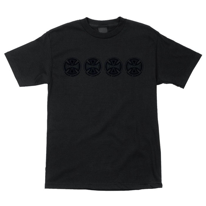 Independent Tone Cross Black Tee