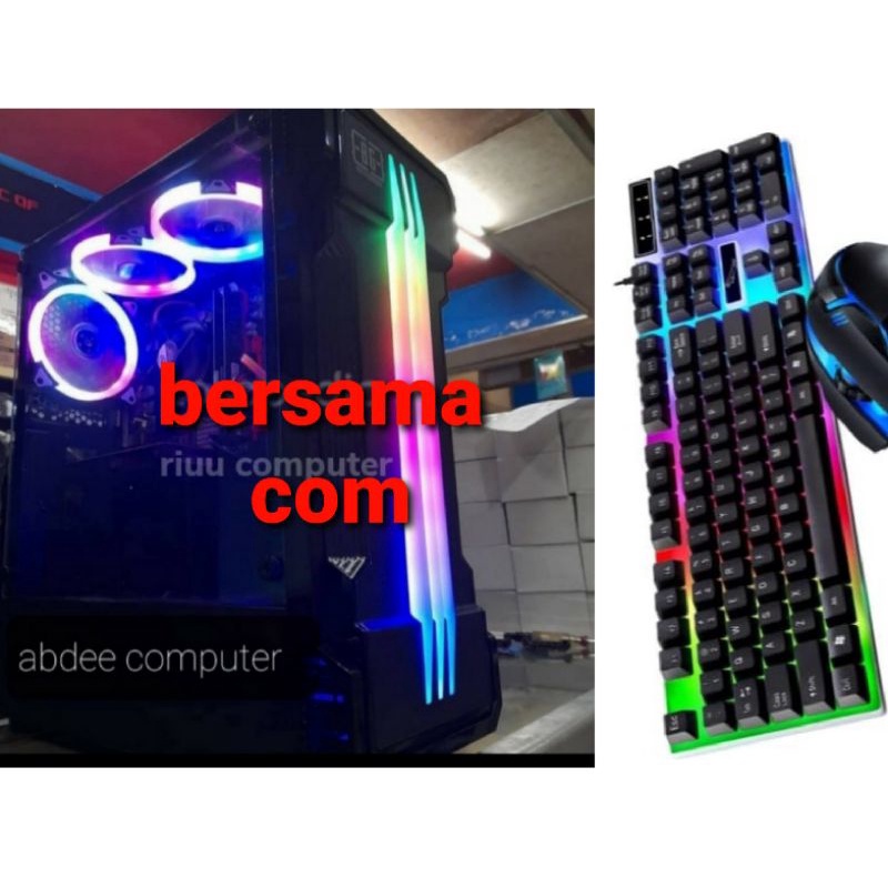 Cpu /Pc gaming core i7 ram 16 gb ssd cocok buat gaming design editing lancar