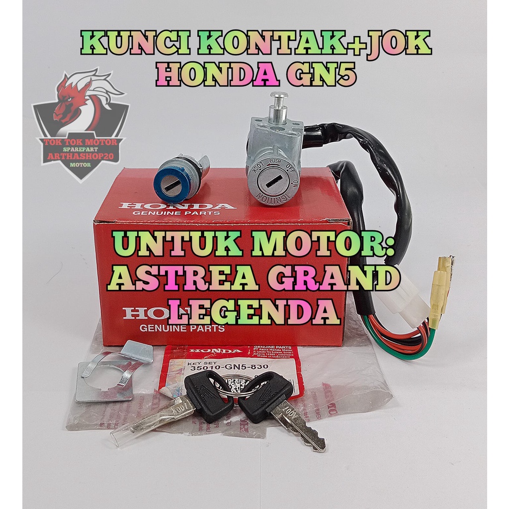 Jual Kunci Kontak Jok Kualitas Asli Original Honda Ahm Gn Motor