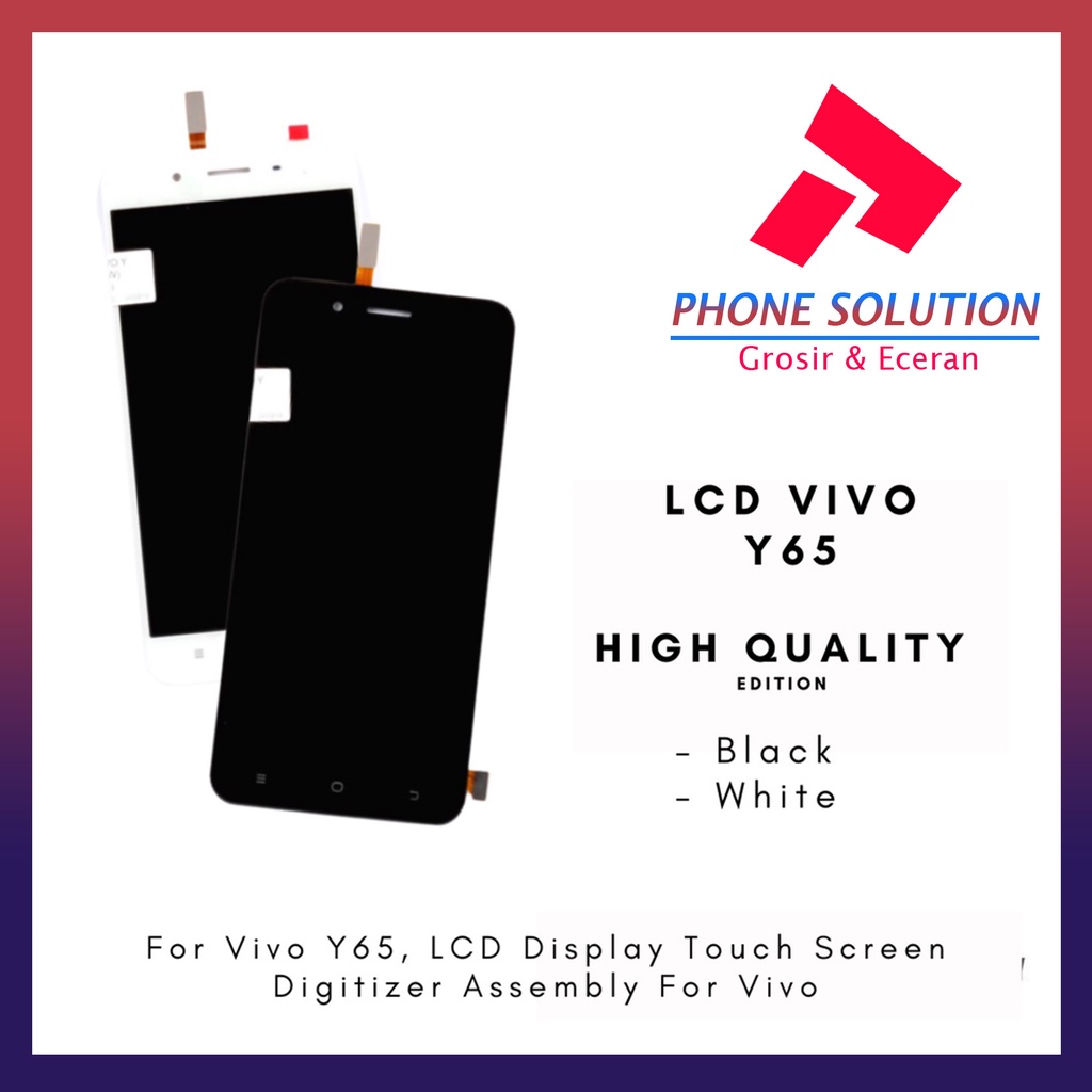 LCD Vivo Y65 ORINGINAL 100% Fullset Touchscreen // Supplier LCD Vivo - Garansi 1 Bulan