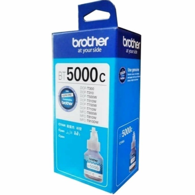 TINTA PRINTER BROTHER BT5000 BROTHER BT5000 CYAN- BIRU FOR INK PRINTERBROTHER DCP-T300 BROTHER DCP-T