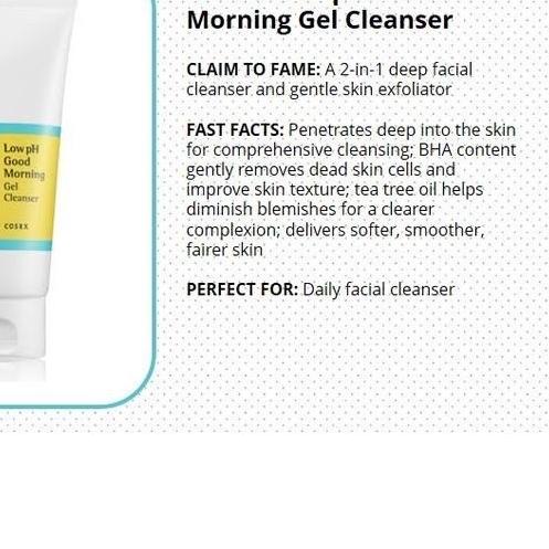 COSRX Low PH Good Morning Gel Cleanser 150ml / Facial Wash - KECIL 50ML