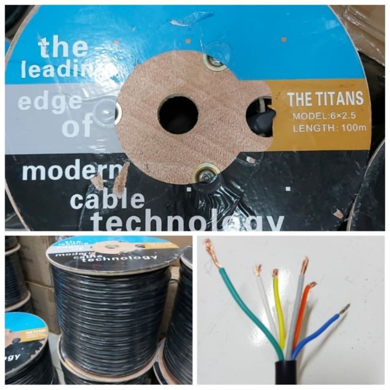 Kabel Speaker Profesional The Titans 6x2,5mm 6 x 2.5mm 6 x 2,5mm 6 x 2,5 mm ORIGINAL TITAN AUDIO TER