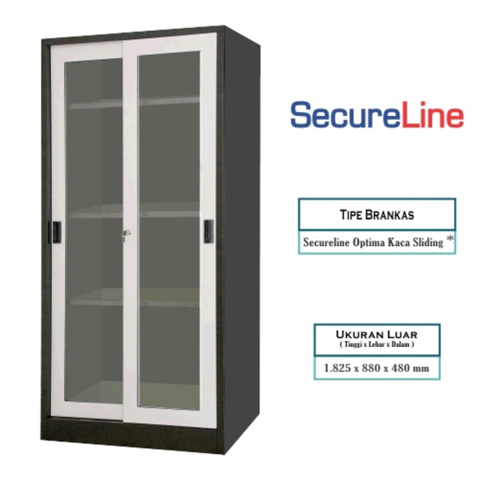 LEMARI ARSIP SECURELINE OPTIMA SLIDING GLASS DOOR