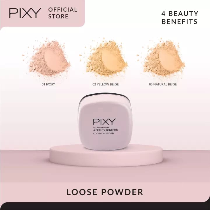 Pixy UV Whitening Loose Powder (4 Beauty Benefits) [ BEDAK TABUR ]