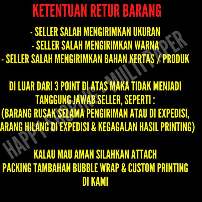 

Kertas Sticker HVS A4 isi 100 lembar / Stiker Doff A4 / Kertas Stiker