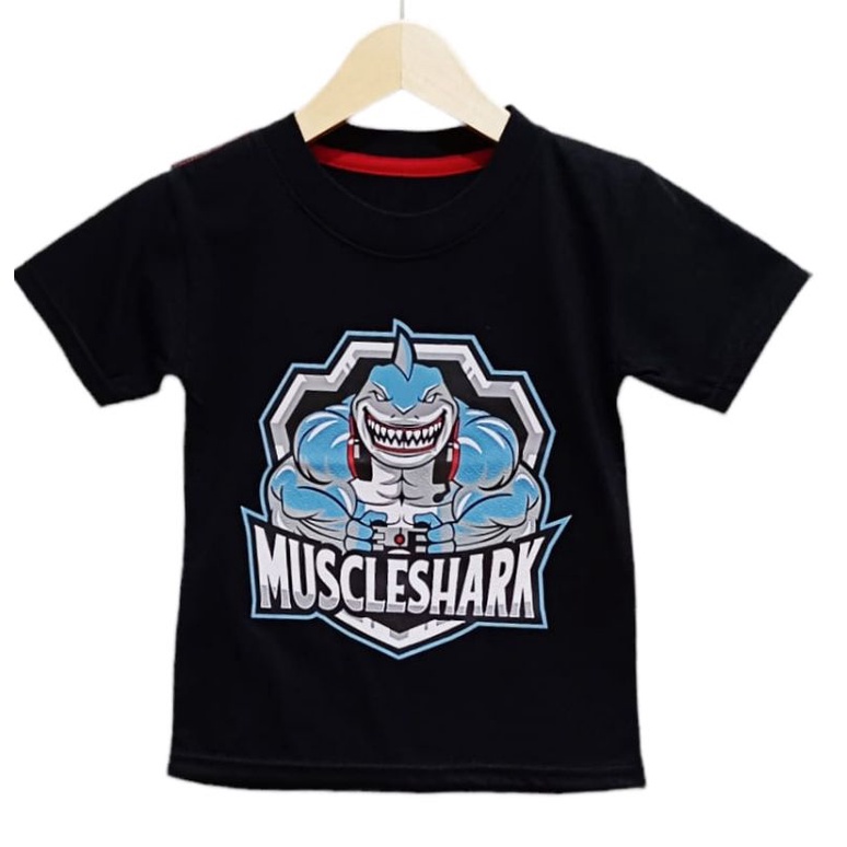 baju kaos  anak laki-laki umur 1 - 10 tahun