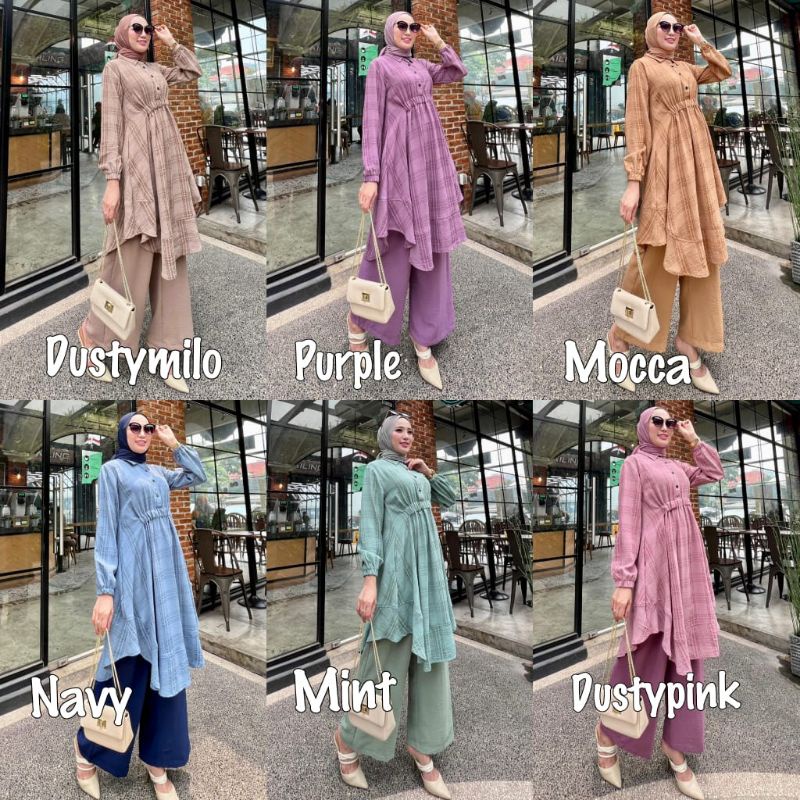 CASSIA SET by ori GLAMZ GLZ tunik + celana