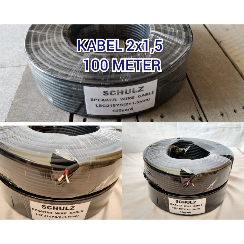 Kabel Audio Kabel Speaker SCHULZ LSC225YS 2 x 1,5mm 100Yards