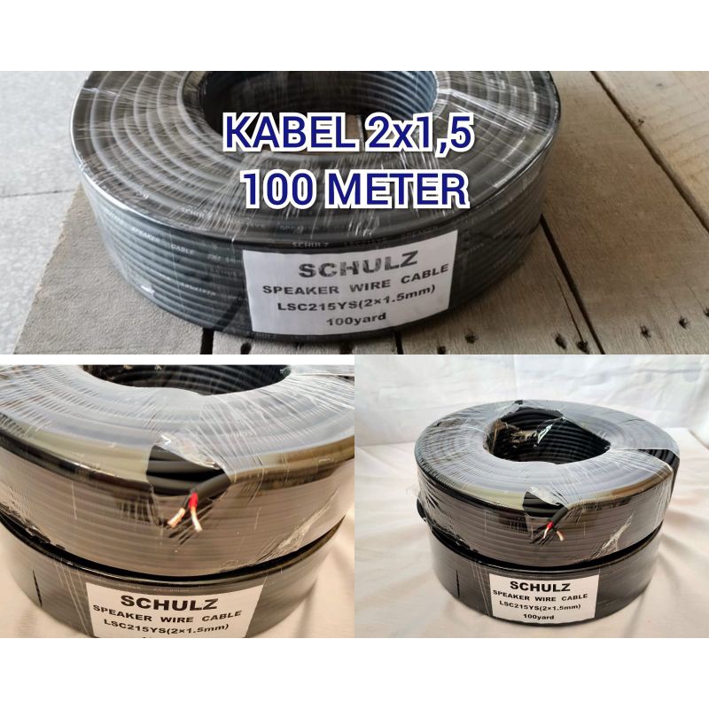 Kabel Audio Kabel Speaker SCHULZ LSC225YS 2 x 1,5mm 100Yards