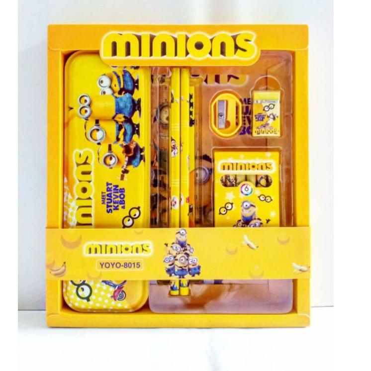 

BIG SALE Kotak pensil set crayon / Alat tulis sekolah / stationary set / ATK karakter / pony /Spiderman / princess / minion 3597 ス